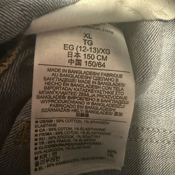 GAP Kids Classic Denim Overalls Dress XL - Picture 5 of 7